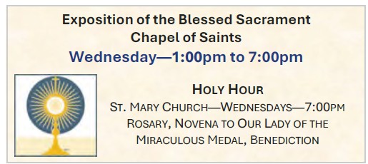 Eucharistic Adoration & Holy Hour