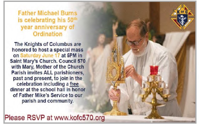 Fr. Michael Burns 50th Anniversary